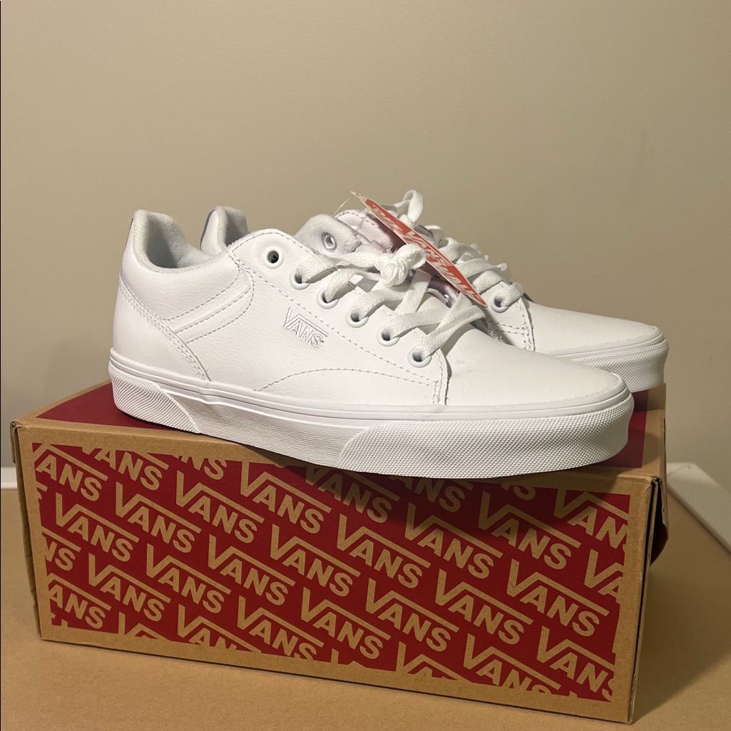 Vans Women All-White Sneakers